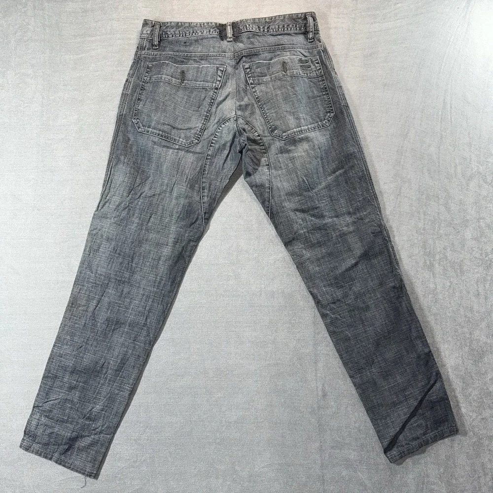 Diesel‎ Jeans Men 31x30 Gray Blue Bumix Tapered Leg Lightweight Button Fly Italy